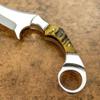 Damascus KE-0523-HK Custom Handmade D2 Steel Hunting Karambit Knife With Sheath Outdoors Tools Hand Forged Hunting Knife/Cutting Tool/Camping/Bushcraft Knife view 3