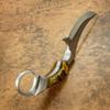Damascus KE-0523-HK Custom Handmade D2 Steel Hunting Karambit Knife With Sheath Outdoors Tools Hand Forged Hunting Knife/Cutting Tool/Camping/Bushcraft Knife view 4