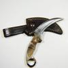 Damascus KE-0520-HK unique handmade Karambit knife with Ram Horn Handle With Sheath Outdoors Tools Hand Forged Hunting Knife/Cutting Tool/Camping/Bushcraft Knife view 2