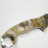Damascus KE-0520-HK unique handmade Karambit knife with Ram Horn Handle With Sheath Outdoors Tools Hand Forged Hunting Knife/Cutting Tool/Camping/Bushcraft Knife view 3