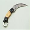 Damascus KE-0513-HK Custom Handmade Knife11 Steel Hunting Karambit Knife With Sheath Outdoors Tools Hand Forged Hunting Knife/Cutting Tool/Camping/Bushcraft Knife view 4
