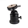 Ball Head with 1/4" or 3/8" Screw Connection, Spring-Loaded Safety Lock for Quick Release Platform, 360 Rotatable (H-28QR) view 2