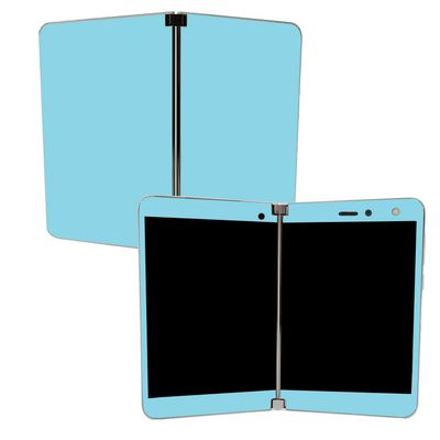 MIGHTY SKINS Skin for Microsoft Surface Duo - Solid Lavender | Protective, Durable, and Unique Vinyl Decal wrap Cover | Easy to Apply, Remove, and Change Styles | Made in The USA (MISURDUO-Solid Lavender)