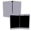 MightySkins Skin for Microsoft Surface Duo - Solid Gray | Protective, Durable, and Unique Vinyl Decal wrap Cover | Easy to Apply, Remove, and Change Styles | Made in The USA (MISURDUO-Solid Gray) view 1