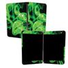 MIGHTY SKINS MightySkins Skin for Microsoft Surface Duo - Green Flames | Protective, Durable, and Unique Vinyl Decal wrap Cover | Easy to Apply, Remove, and Change Styles | Made in The USA view 1