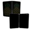 MIGHTY SKINS Carbon Fiber Skin for Microsoft Surface Duo - Cat Pineapple | Protective, Durable Textured Carbon Fiber Finish | Easy to Apply | Made in The USA view 1