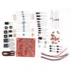 Radio Circut Board,Shortwave Radio Transmitter Receiver Assembled Forty-9er Accessories CW Radio Kit,Including Unsoldered Circuit Board, Scattered Components Kit, Circuit Diagram