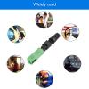 Oumefar 100PCS SC/Quick Fast Optic Fiber Connector Fast Embedded Fiber Connector Connecting for FTTH etc view 2