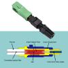 Oumefar 100PCS SC/Quick Fast Optic Fiber Connector Fast Embedded Fiber Connector Connecting for FTTH etc view 3