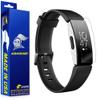 ArmorSuit White Carbon Fiber Vinyl Skin + HD Clear Screen Protector for Fitbit Inspire 2 (2020 Release)(6 Pack) Anti-Bubble Film - Made in USA