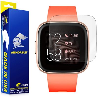 ArmorSuit 6 Pack for Fibit Versa 3 / Fitbit Sense (2020 Release) Anti-Glare Screen Protector MilitaryShield Matte Film - Made in USA