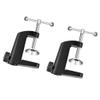 2pcs Table Mounting Clamp Table Lamp Clamp Mic Table Clamp Table Clamp Mount Desk Holder Clamp Metal Table Clamp Metal Table Mounting Tablet Stand Holder Desk Clamp Desk Lamp view 4