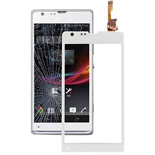 HONGYAN Repairs & Spare Parts Touch Panel Part for Sony Xperia SP / M35h(Black) (Color : White)