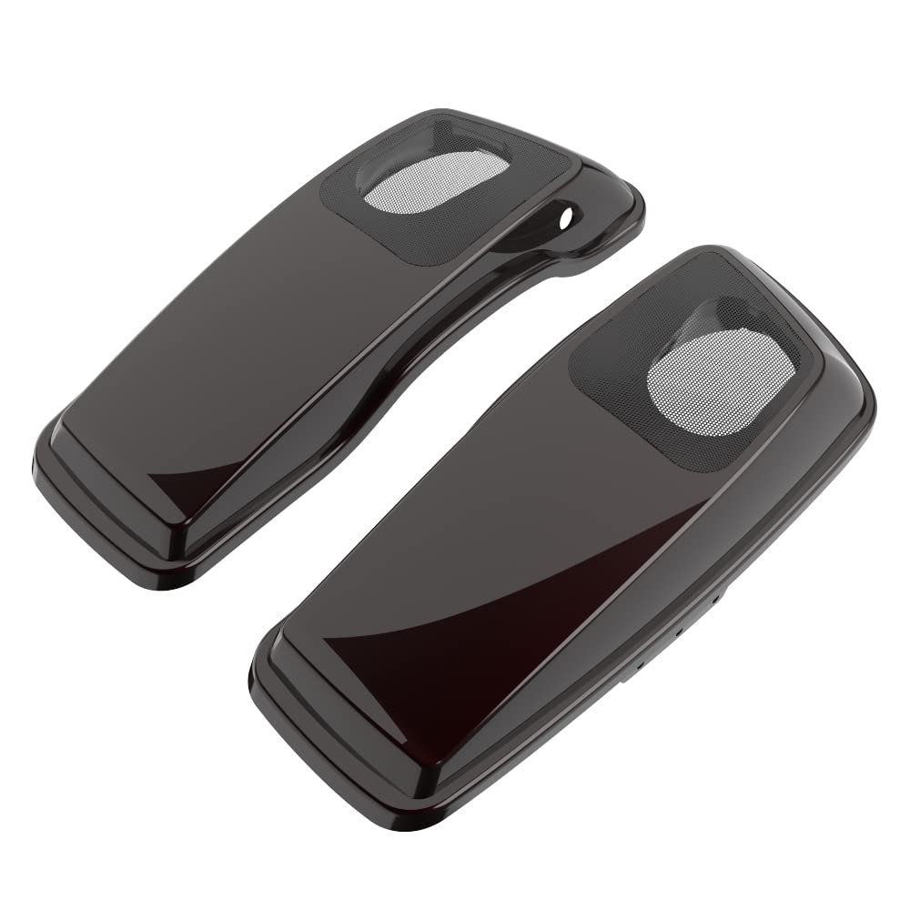 Moto Onfire Saddlebag Speaker Lids 6x9 inch Fit for Harley Touring 2014+ (Black Forest)