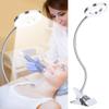 lamp,USB Circle Makeup Lamp Eyebrow Lip Beauty Salon Desktop Led Lights with Clip view 1