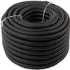 100 Ft 5/8" Split Wire Loom Conduit Polyethylene Tubing Black Color Sleeve Tube view 1
