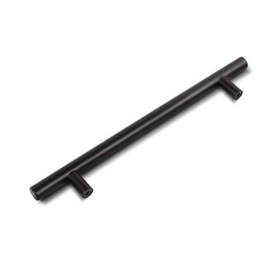 Pangocho Jinchao-Pulls Handles 128, Long Handle Kitchen Closet Cupboard Door Pulls, Matte Black Cabinet Handles, Gold Brass Furniture Pulls,Drawer Knobs Home Decoration (Color : Hole -128mm)