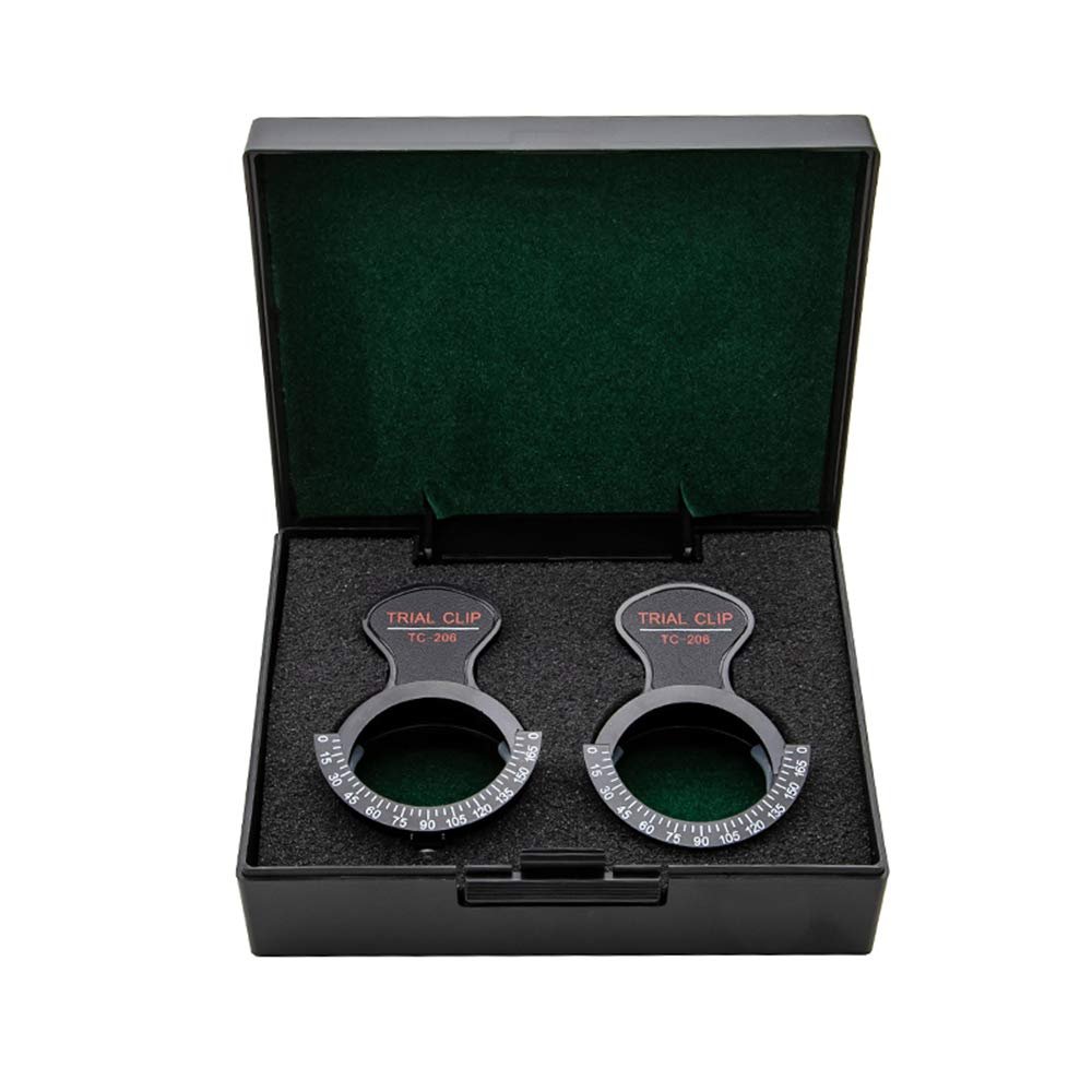 dhoptical eyeglasses trial frame gradienter for single eye can put three trial lense