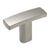 PJS Hardware Satin Nickel Subtle Arch Cabinet T Knobs 363SNthe Best! view 1