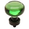 PJS Hardware 6355ORB-EM Oil Rubbed Bronze & Emerald Glass Cabinet Knobthe Best! view 1
