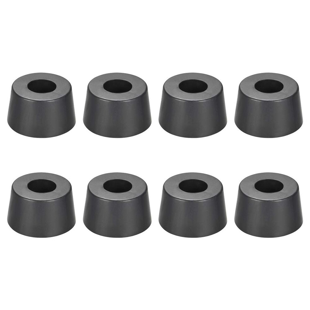 uxcell 8 Pcs D33xH19mm Rubber Feet Anti-Vibration Base Pad Stand for Speaker Guitar Amplifier HiFi