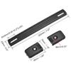 uxcell Speaker Handle Pull Cabinet Grasp Strap Style Spring Steel Handle with Metal End Caps Buckle Black view 2