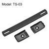 uxcell Speaker Handle Pull Cabinet Grasp Strap Style Spring Steel Handle with Metal End Caps Buckle Black view 3