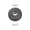 uxcell 4 Pcs D40xH10mm Rubber Feet Anti-Vibration Base Pad Stand for Speaker Guitar Amplifier HiFi view 2
