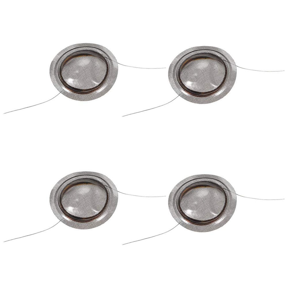 uxcell 4pcs 25.5mm Tweeter Voice Coil Silk Dome Tweeter Accessory