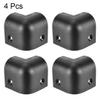 uxcell Speaker Corner Protectors Cabinets Edge Corner Speaker Stackable Guard Wrap Angle Case Protection 4pcs view 2