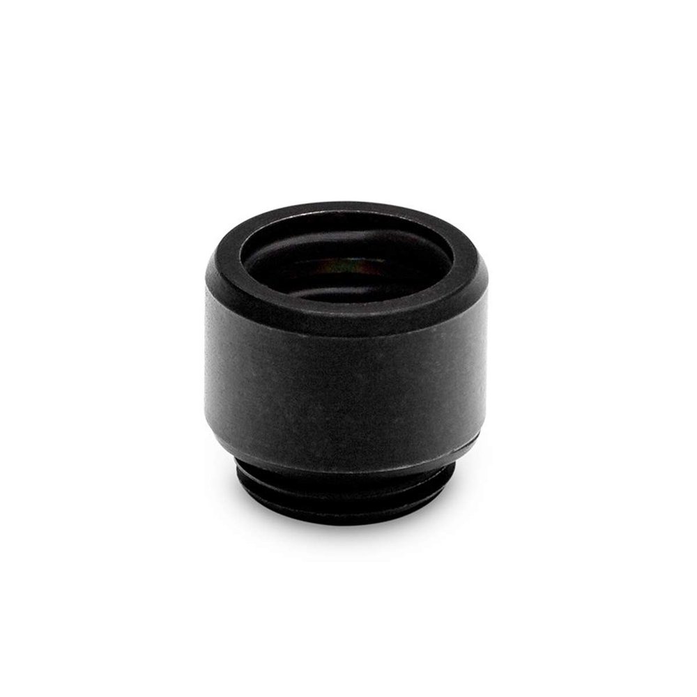 EKWB EK-Quantum Torque Micro HDP 12 Push-In Fitting for EKWB Rigid Tubing, 12mm OD, Black