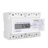 Simply Installation Three Phases 4 Wire Digital Power Meter Electric Electricity Meter DIN Rail Mount AC 380V 5(100) A 50/60Hz view 1