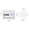 Simply Installation Three Phases 4 Wire Digital Power Meter Electric Electricity Meter DIN Rail Mount AC 380V 5(100) A 50/60Hz view 3
