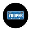Yooper Michigan License Plate 906 Upper Peninsula PopSockets Grip and Stand for Phones and Tablets view 3