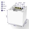 Tenda Nova Mesh WiFi System MW12 - Covers up to 6000 sq.ft - Tri-Band AC2100 Whole Home WiFi Mesh System - Gigabit Mesh Router for 100+ Devices - Dual-Band Mesh Network - 3 Gigabit Ports - 3-Pack view 2