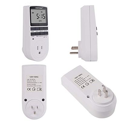 Super LCD Display Digital Weekly Programmable Electrical Wall Plug-in Power Socket Timer Switch Outlet Time Clock 220V 110V AC