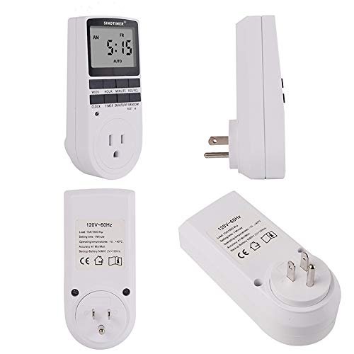 Super LCD Display Digital Weekly Programmable Electrical Wall Plug-in Power Socket Timer Switch Outlet Time Clock 220V 110V AC