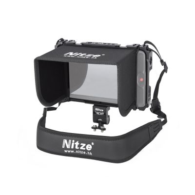 Nitze Cage for OSEE G7/T7 with Sunhood, Shoulder Strap and Monitor Holder Mount - G7-Kit