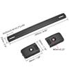 uxcell Speaker Handle Pull Cabinet Grasp Strap Style Spring Steel Insert Handle with Metal End Caps Buckle Black view 2