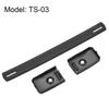 uxcell Speaker Handle Pull Cabinet Grasp Strap Style Spring Steel Insert Handle with Metal End Caps Buckle Black view 3