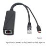 ANVISION 4-Pack 5V PoE Splitter, USB Type C, 48V to 5V 2.4A, IEEE 802.3af Compliant, 10/100Mbps view 2