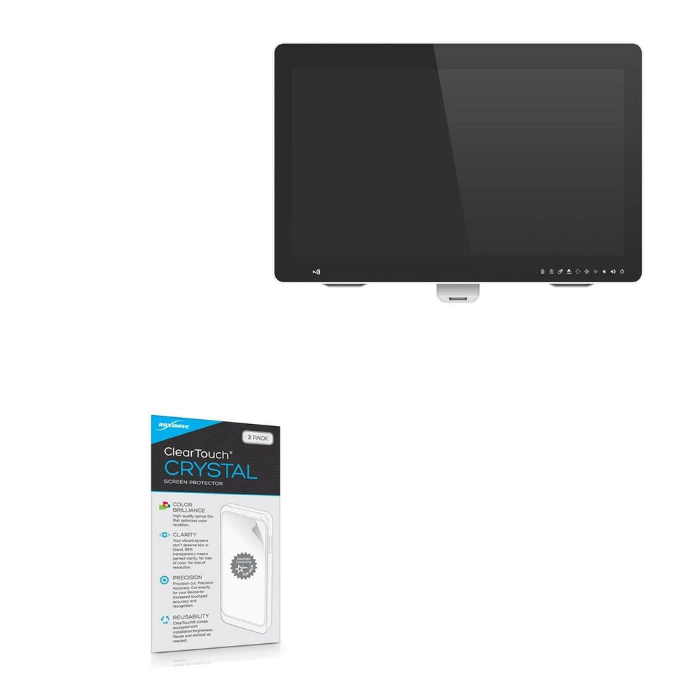 BoxWave Screen Protector Compatible with Avalue HID-2334 - ClearTouch Crystal (2-Pack), HD Film Skin - Shields from Scratches