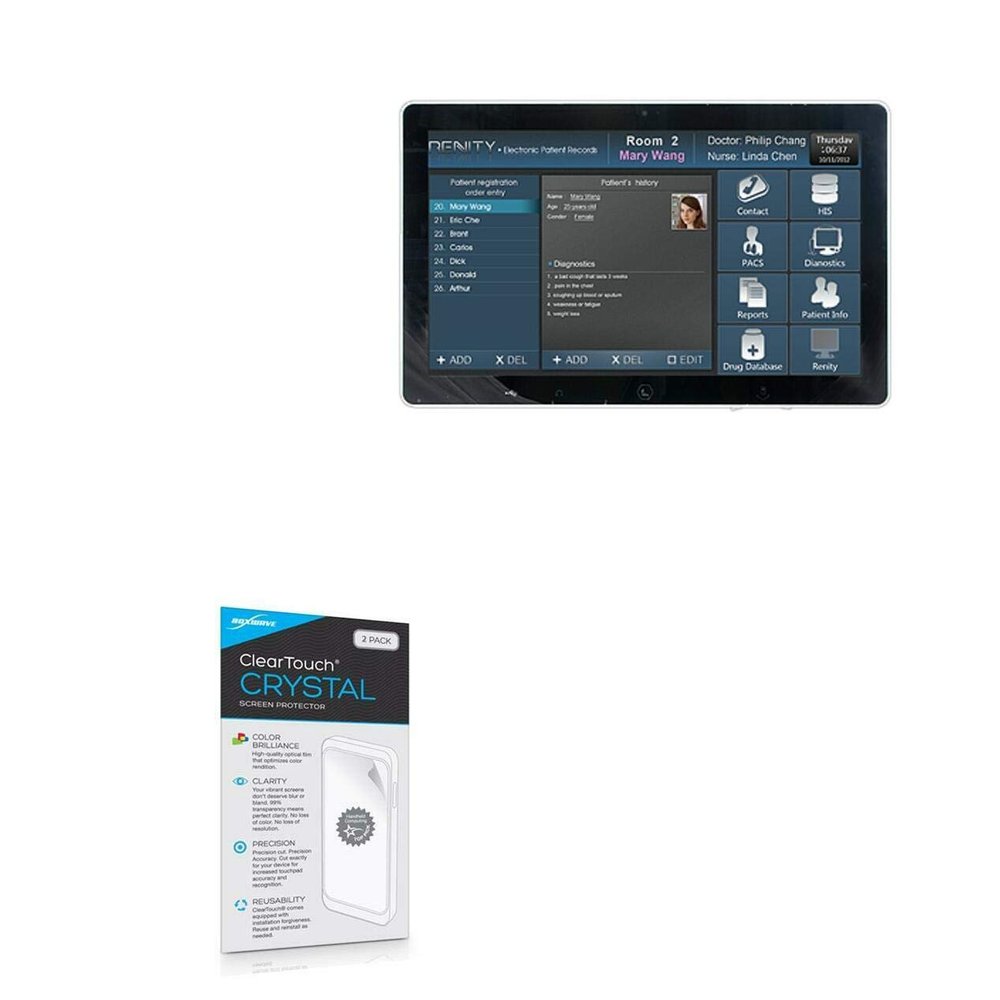 BoxWave Screen Protector Compatible with Avalue Medi-View-185 (Lite Edition) - ClearTouch Crystal (2-Pack), HD Film Skin - Shields from Scratches