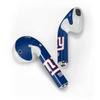 Skinit Decal Audio Skin Compatible with Apple AirPods - Officially Licensed NFL New York Giants Large Logo Design view 2