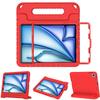 BMOUO Kids Case for iPad Air 11-inch M3 (2025) / M2 (2024), iPad Air 5th Generation (2022) / Air 4th Gen (2020) 10.9 Inch, Shockproof Protective Kids Case with Convertible Handle Stand, Red view 1