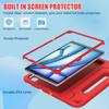 BMOUO Kids Case for iPad Air 11-inch M3 (2025) / M2 (2024), iPad Air 5th Generation (2022) / Air 4th Gen (2020) 10.9 Inch, Shockproof Protective Kids Case with Convertible Handle Stand, Red view 3
