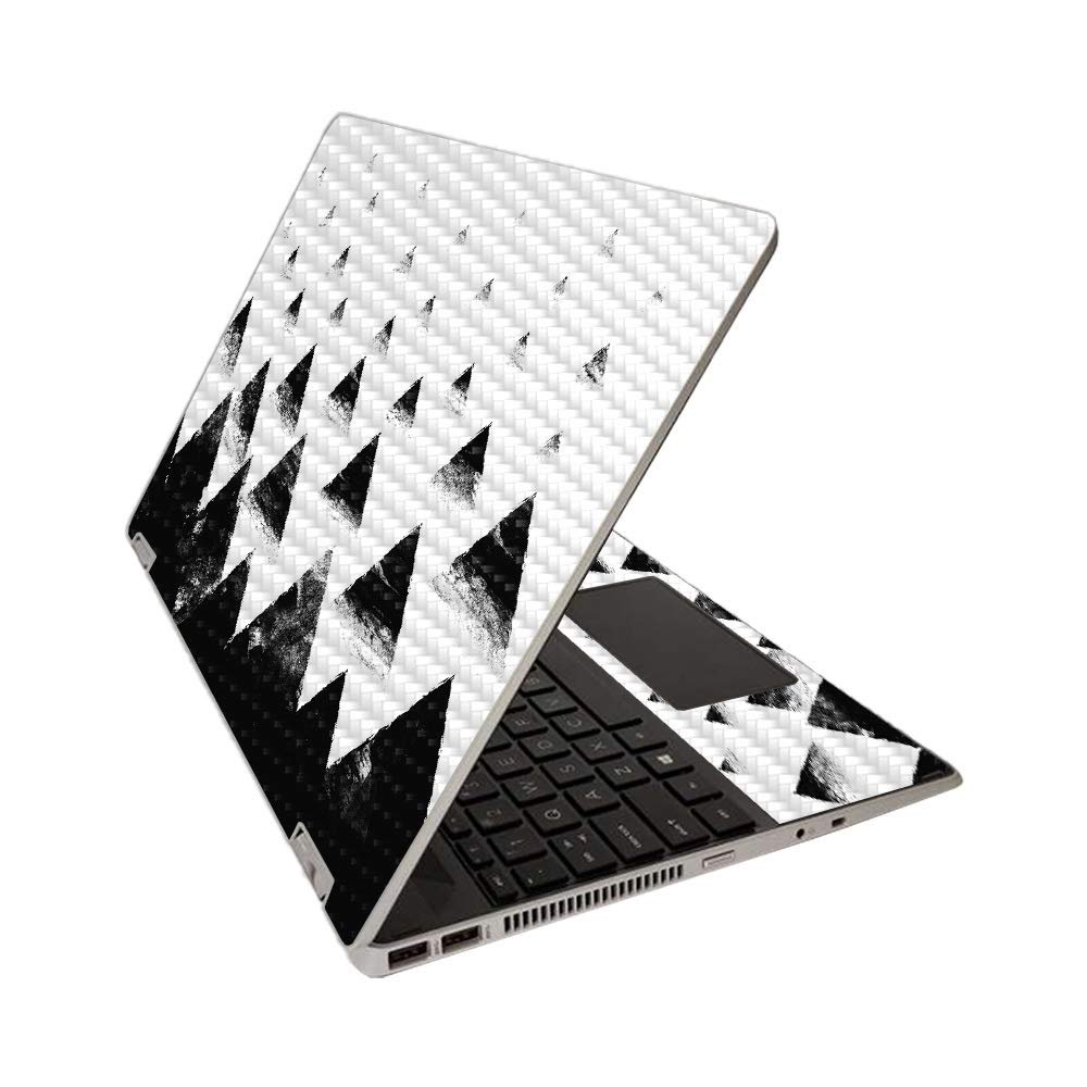 MightySkins Carbon Fiber Skin for HP Pavilion x360 15" (2020) - Black Hills | Protective, Durable Textured Carbon Fiber Finish | Easy to Apply, Remove, and Change Styles | Made in The USA