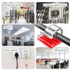 Halsouy Cable Clips 100pcs, Wire Clips, Durable Strong Adhesive Cable Organizer Cord Holder Wire Management, Cable Management Clips for Desk, Wall, Car, TV, Ethernet Cable (Clear, Small) view 4