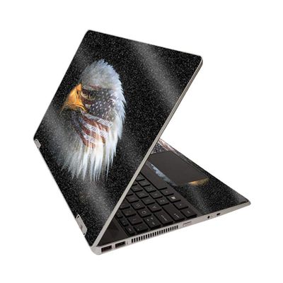 MightySkins Glossy Glitter Skin for HP Pavilion x360 15" (2020) - Eagle Eye | Protective, Durable High-Gloss Glitter Finish | Easy to Apply, Remove, and Change Styles | Made in The USA