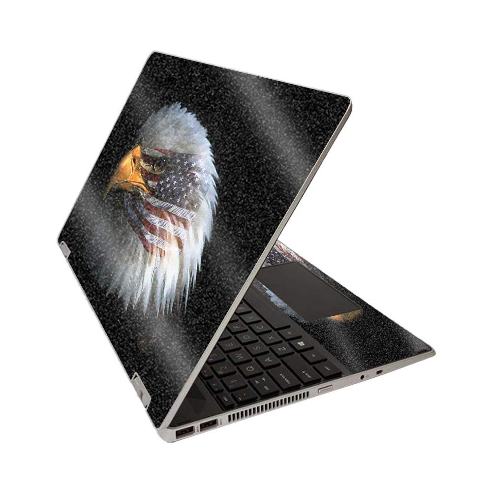 MightySkins Glossy Glitter Skin for HP Pavilion x360 15" (2020) - Eagle Eye | Protective, Durable High-Gloss Glitter Finish | Easy to Apply, Remove, and Change Styles | Made in The USA